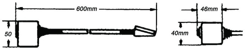 Hella Reading Lamp Black Mg12 2Ab - 004532161
