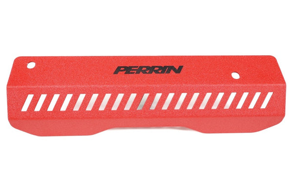 Perrin 22-23 Subaru WRX Pulley Cover (Short Version - Works w/AOS System) - Red - PSP-ENG-154RD by Perrin Performance - front