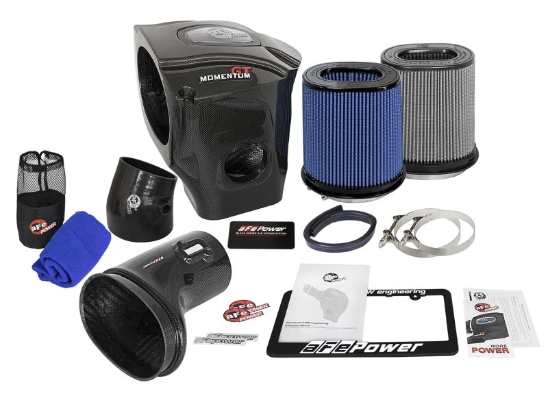 aFe Momentum GT Black Series Carbon Fiber CAIS 15-16 Dodge Challenger SRT Hellcat V8-6.2L (sc) - 52-72204-CF