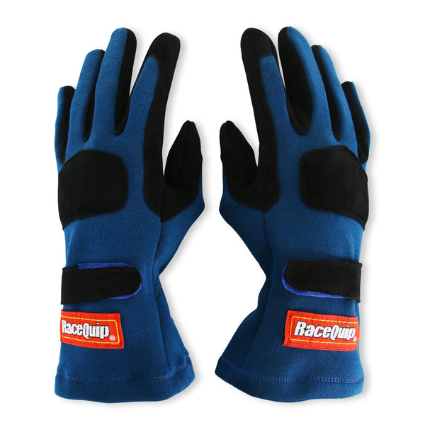 RaceQuip Blue 2-Layer SFI-5 Glove - XL