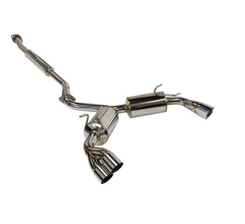 REMARK Sports Touring CatBack Exhaust, Toyota GR86 / Subaru BRZ 2022+, Stainless Steel Tip - RK-C4063T-04