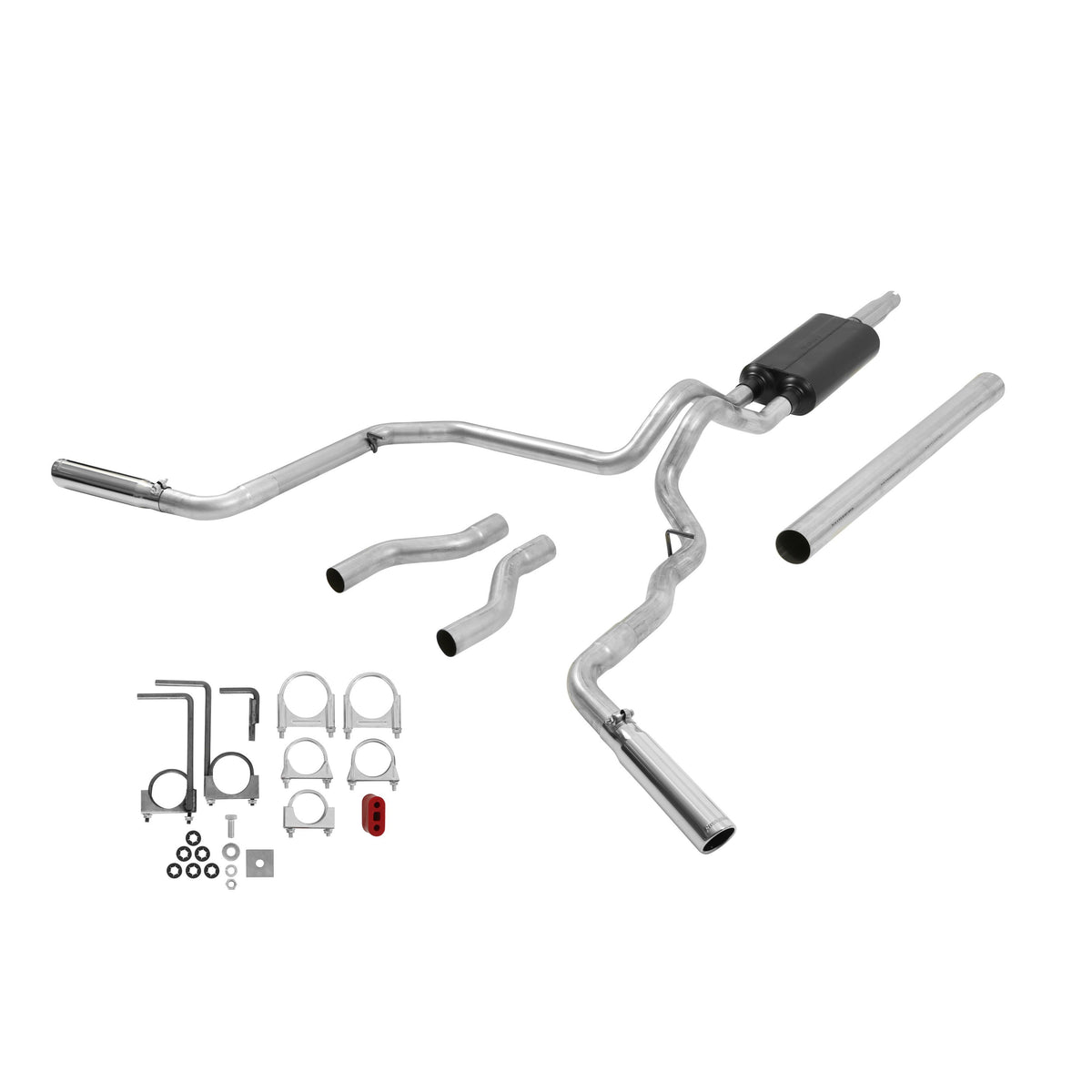 Flowmaster American Thunder Cat-Back Exhaust System - 1987-1996 Ford F-150 - Aluminized - 17471 - 1