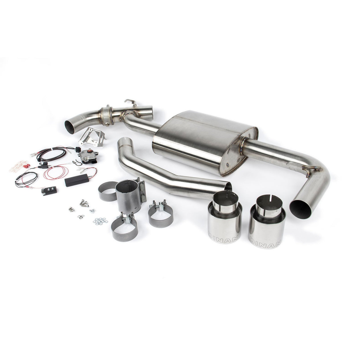 Dinan - Valved Axle-Back Exhaust - 2017-2024 MINI Countryman S / Clubman S - D660-0083