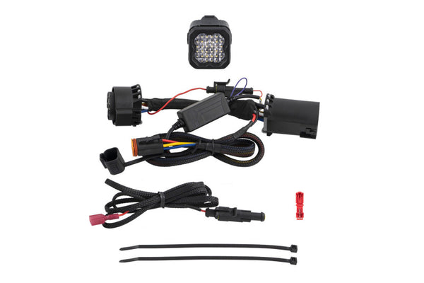 Diode Dynamics HitchMount LED Pod Reverse Kit C1R - DD7422 for 2005-2025 Toyota Tacoma - front view