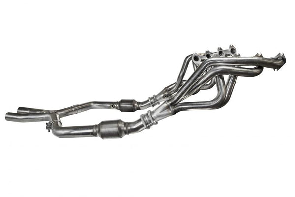 Kooks 05-10 Ford Mustang GT Manual 1 5/8in x 2 1/2in SS Long Tube Headers and OEM Catted SS X Pipe - 1131H020 for 2005-2010 F