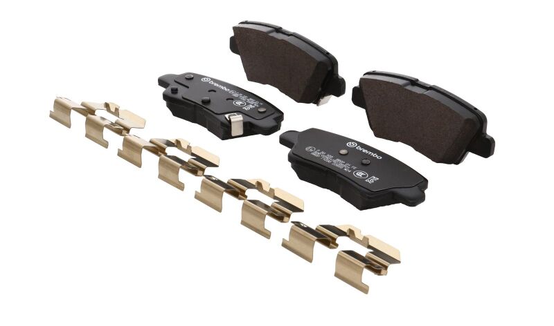 Brembo OE 21-22 Hyundai Accent/19-24 Nexo/2016 Sonata/2019 Sonata PRIME Low-Met Brake Pad - Rear - P30103