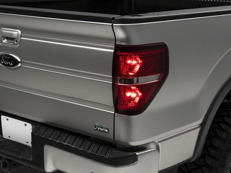 Raxiom 09-14 Ford F-150 Styleside Tail Lights- Chrome Housing - Red/Clear Lens - T542865