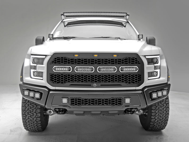 aFe 17-20 Ford Raptor w/o FFC Scorpion Grill w/ LEDs - 79-21001L