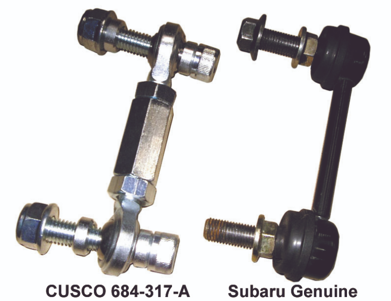 Cusco Sway Bar Link Rear Pillow Ball Fixed Length Non-Adjustable BP9 Legacy-GT - 684 317 A