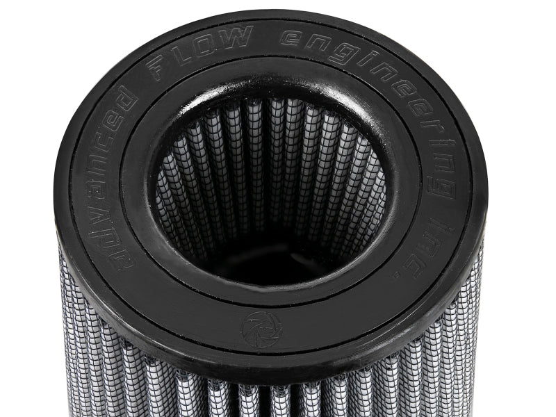 aFe MagnumFLOW Pro DRY S Universal Air Filter 3.5in F / 6in B / 4.5in T (Inv) / 9in H - 21-91005