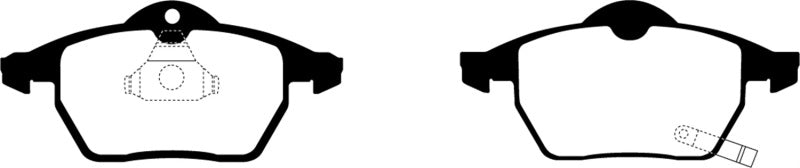 EBC 99-02 Saab 9-3 2.0 Turbo Ultimax2 Front Brake Pads - UD819