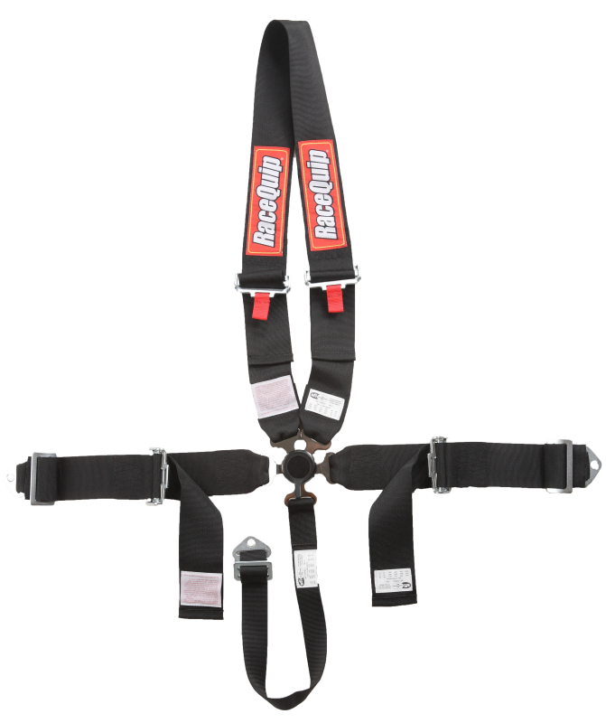 RaceQuip Black SFI CAMLOCK 5pt Dragster U Belt - 748008RQP