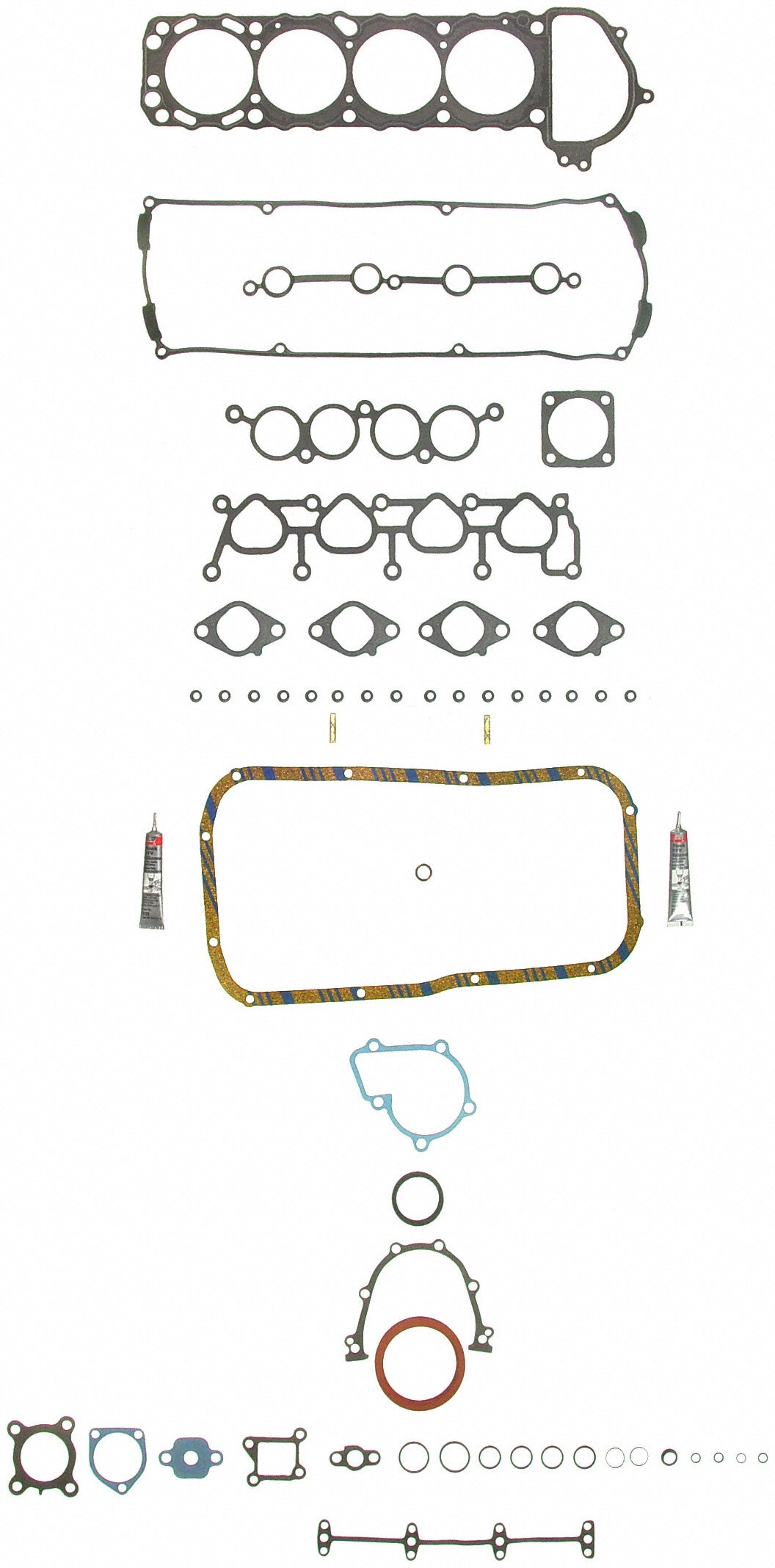 Fel-Pro Nissan 240SX 260-1757 Engine Gasket Set - 2601757 for 1991-1994 Nissan 240SX - front view