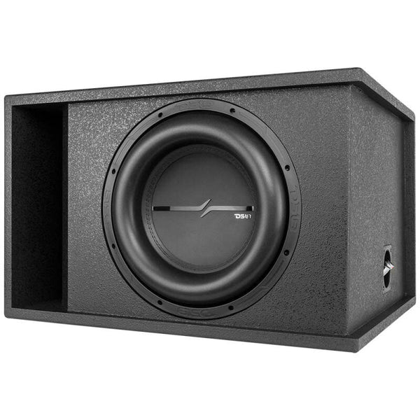 DS18 Single 12in 1000 Watts RMS ZXI12.2D Loaded Ported Enclosure w/ Subwoofer - ZXI-112LD.RG - front view