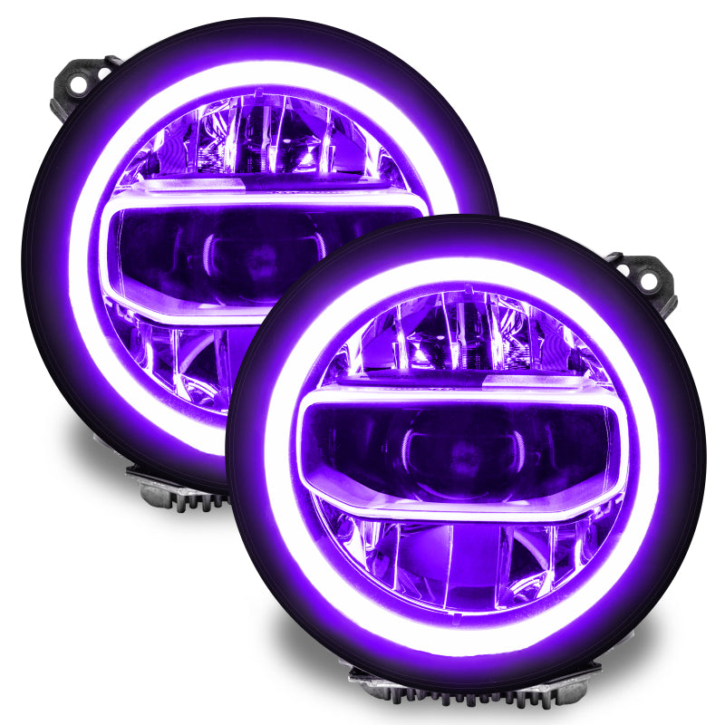 Oracle Jeep Wrangler JL/JT RGB+W Headlight DRL  Kit - ColorSHIFT w/ Simple Controller SEE WARRANTY - 1346-504