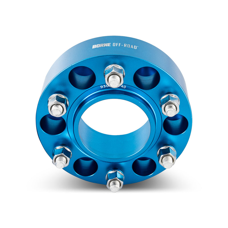 Borne Off-Road Wheel Spacers - 6x135 - 87.1 - 50 - M14 - Blue - BNWS-007-500BL