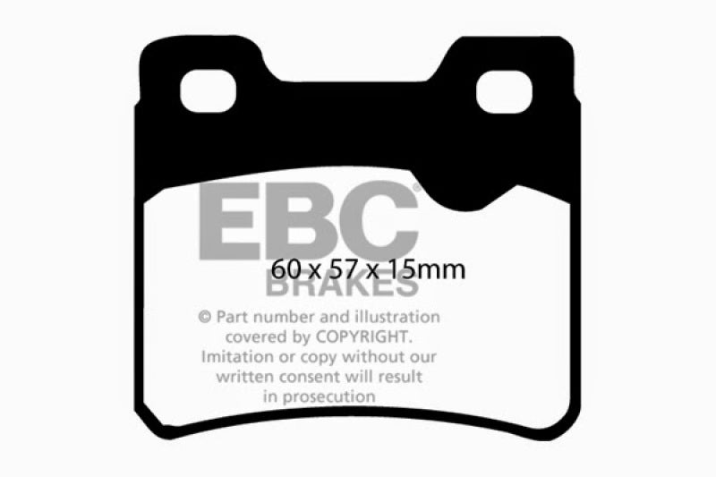 EBC 94-96 Saab 900 2.0 Turbo Ultimax2 Rear Brake Pads - UD427