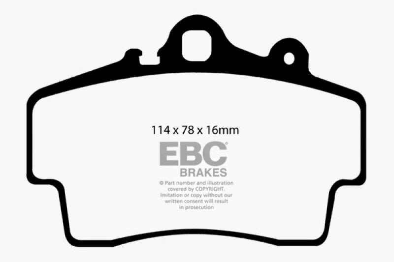 EBC 97-99 Porsche Boxster Bluestuff Front Brake Pads - DP51207NDX