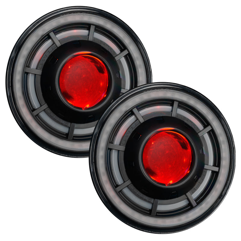 ORACLE Lighting 0718 Jeep Wrangler JK Oculus 7in ColorSHIFT BiLED Projector Headlights SEE WARRANTY - 5876-334