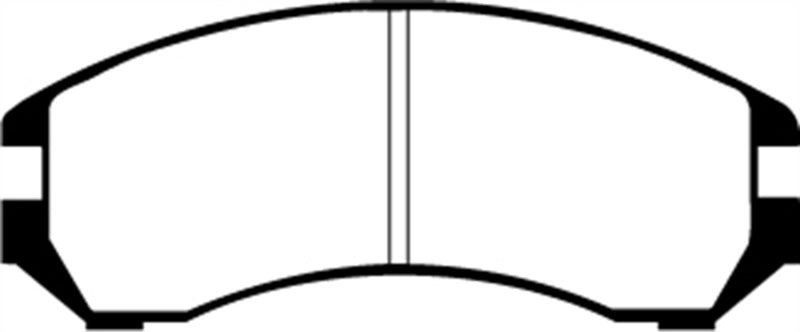 EBC 86-87 Nissan Pulsar NX 1.6 SE Greenstuff Front Brake Pads - DP2665