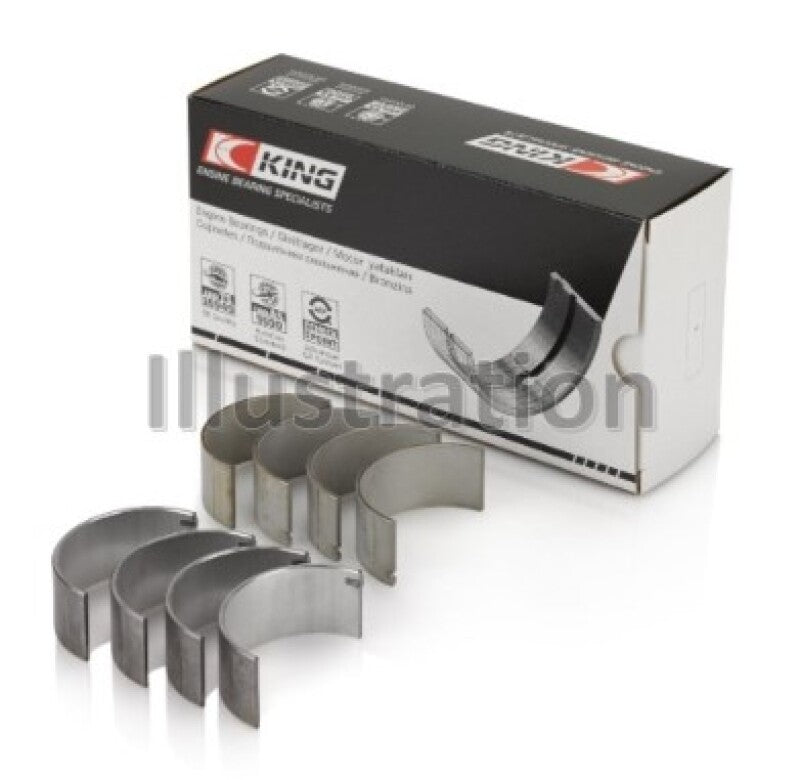 King Engine Bearings Ford ZETec S/Ecoboost1.6 (Size +1.0mm) Connecting Rod Bearing Set - CR4365CA1.0