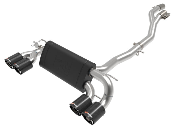 aFe MACHForce XP 3in-2.5in 304SS Exhaust Cat-Back 15-20 Audi S3 L4-2.0L (t) - Carbon Tips - 49-36442-C