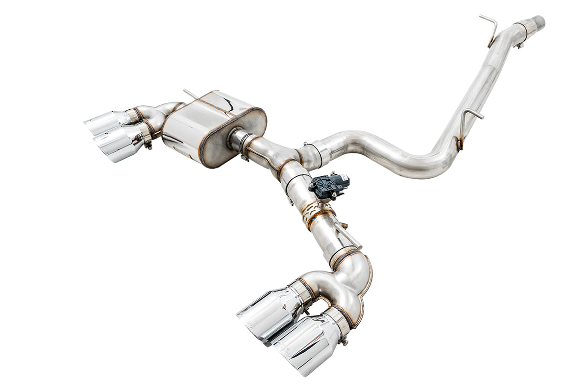 AWE Tuning Mk7 Golf R SwitchPath Exhaust w/Chrome Silver Tips 102mm - 3025-42064