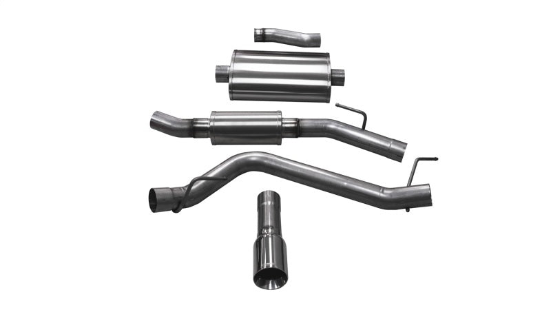 Corsa 2020-2024 Jeep Gladiator JT 3.0in Cat-Back Single Touring Side Exit w/ 4.0in Polished Tip - 21062