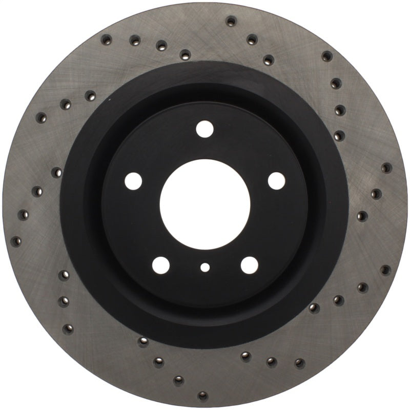 StopTech 08-09 Infiniti EX35 / 05-08 G35 / 09 G37 / 06-09 M35/M45 Drilled Left Front Rotor - 128.42080L