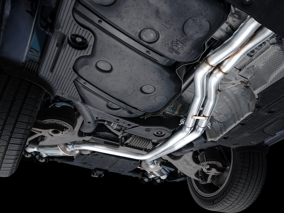 AWE Tuning 2022+ Porsche Macan 2.9TT Touring Edition Catback Exhaust w/ Diamond Black Tips - 3015-43952
