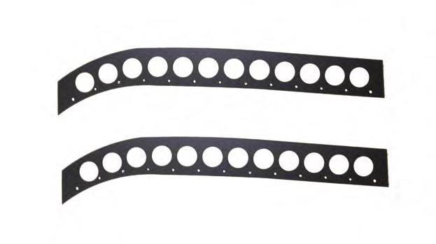 Cusco Mitsubishi Evo 7 CT9A Rear Ventiliation Panel - 565 828 A for 2003-2007 Mitsubishi Lancer - angle view