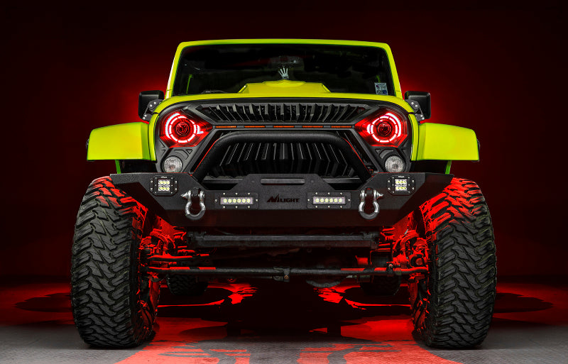 ORACLE Lighting 0718 Jeep Wrangler JK Oculus 7in ColorSHIFT BiLED Projector Headlights SEE WARRANTY - 5876-330