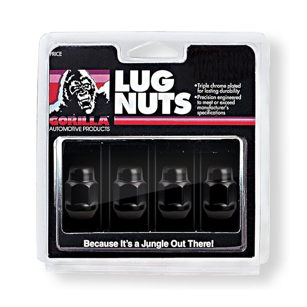 Gorilla Automotive - Bulge Lug 3/4" 14-1.50 Blk Clam - 41147BC