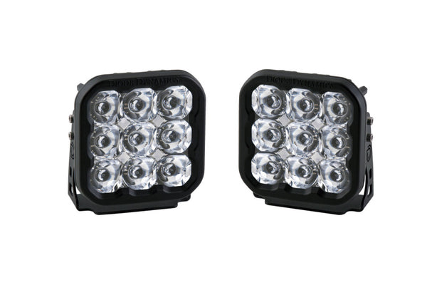 Diode Dynamics SS5 LED Pod Pro - White Spot (Pair) - DD6774P by Diode Dynamics - front view