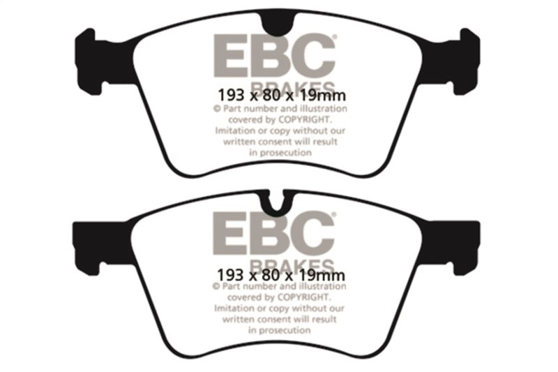 EBC 08-10 Mercedes-Benz GL320 3.0 TD (373mm Front Rotors) Yellowstuff Front Brake Pads - DP41860R