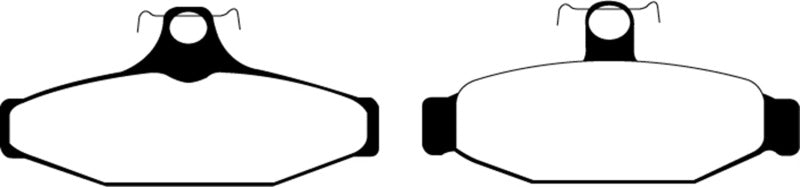 EBC 93-00 Aston Martin Virage 5.3 (AP Caliper) Redstuff Rear Brake Pads - DP31165C