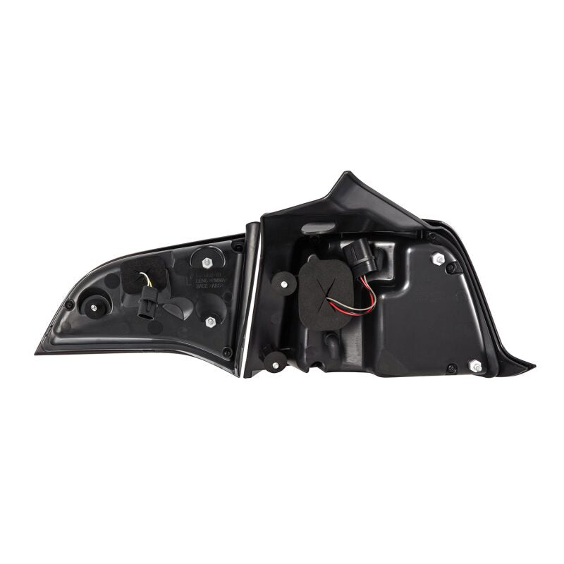 AlphaRex 17-22 Tesla Model 3 PRO-Series LED Tail Lights Jet Black w/Seq Sig - 601010