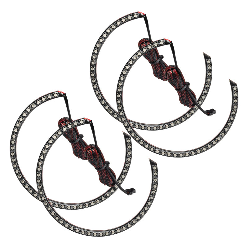 Oracle 08-14 Dodge Challenger Dynamic Surface Mount Headlight Halo Kit - - Dynamic SEE WARRANTY - 1292-332