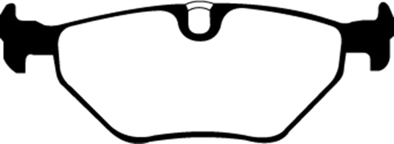 EBC 01-03 BMW 525i 2.5 (E39) Greenstuff Rear Brake Pads - DP21091