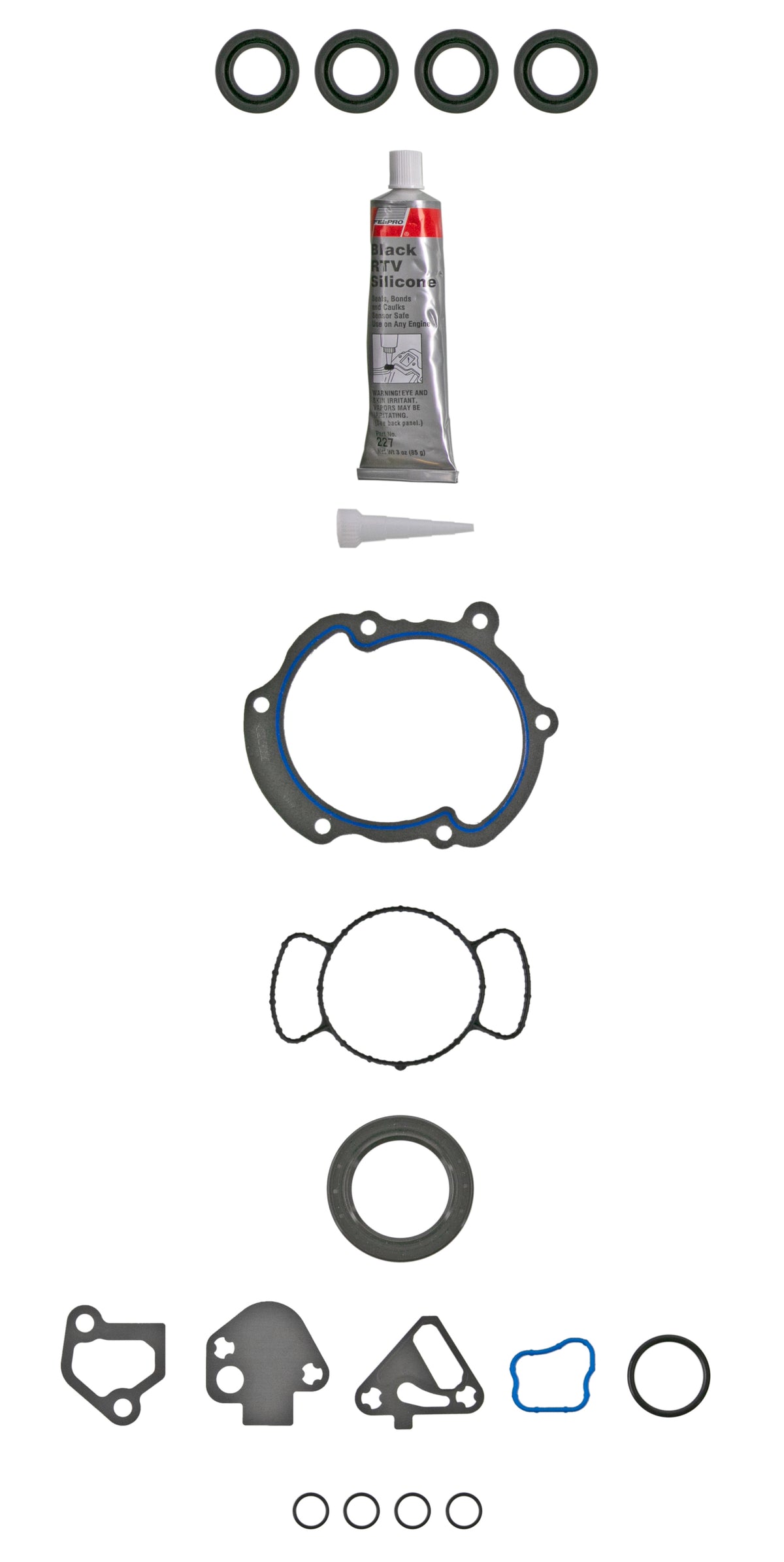 Fel-Pro 10-15 Chevrolet Camaro/07-09 Pontiac G6 Engine Timing Cover Gasket Set - TCS46108 for 2010-2015 Chevrolet Camaro - front view