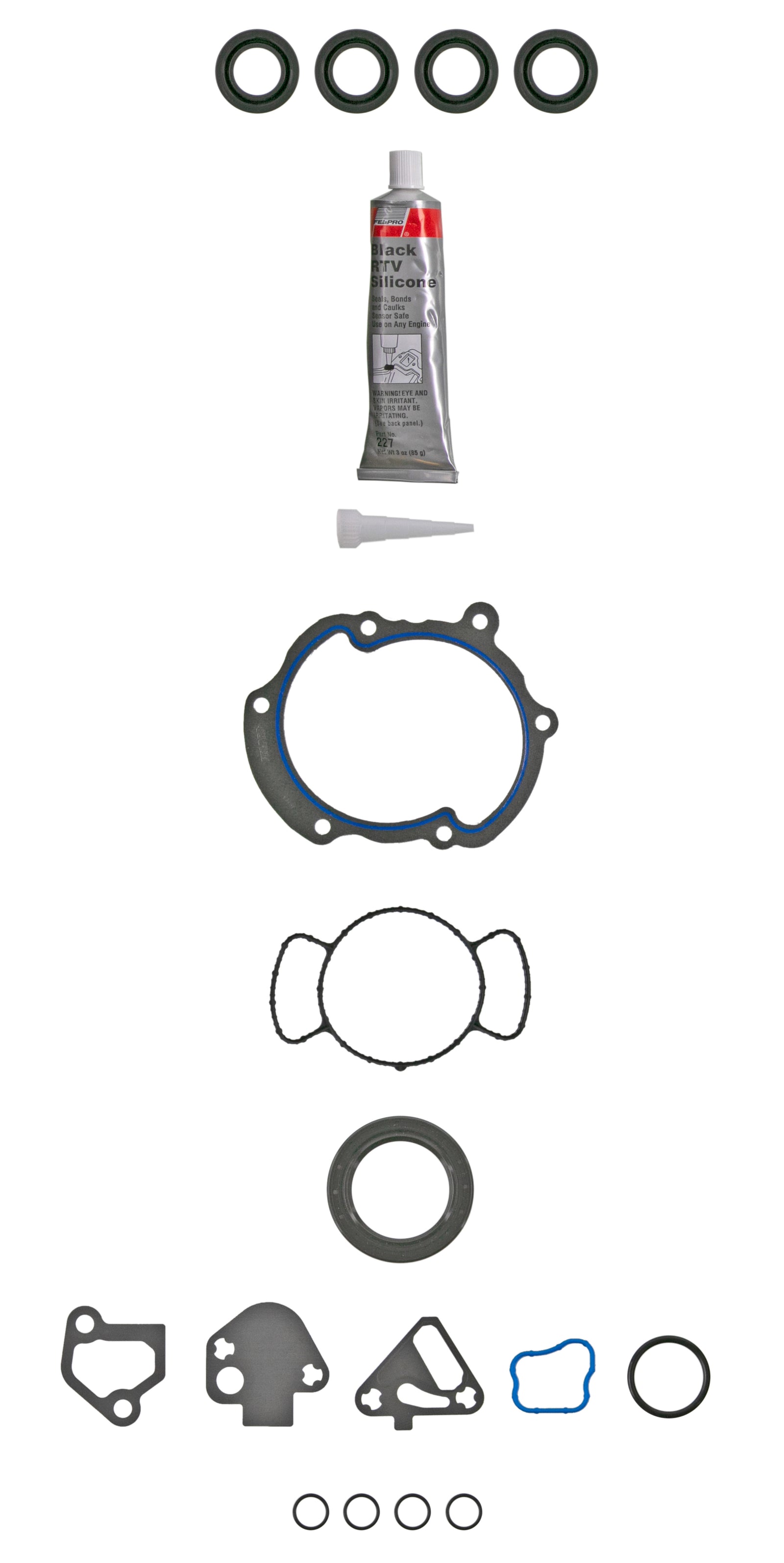 Fel-Pro 10-15 Chevrolet Camaro/07-09 Pontiac G6 Engine Timing Cover Gasket Set - TCS46108 for 2010-2015 Chevrolet Camaro - front view