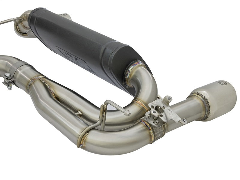 aFe MACHForce XP Exhausts Axle-Back 12-15 BMW 335i 3.0T (SS w/Polished Tips) - 49-36336-P