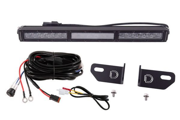 Diode Dynamics 19-21 Ford Ranger SS18 LED Lightbar Kit - White Combo - DD6597 for 2019-2021 Ford Ranger - front view
