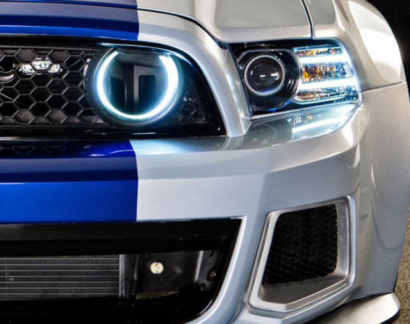Oracle Ford Mustang 10-13 WP LED Fog Halo Kit (Grille Style) - White SEE WARRANTY - 1334-001