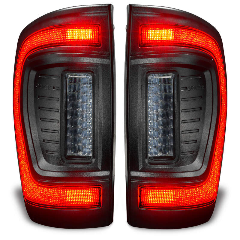 Oracle Lighting 16-23 Gen 3 Toyota Tacoma Black Series Flush Style LED Tail Lights SEE WARRANTY - 5911-504-T