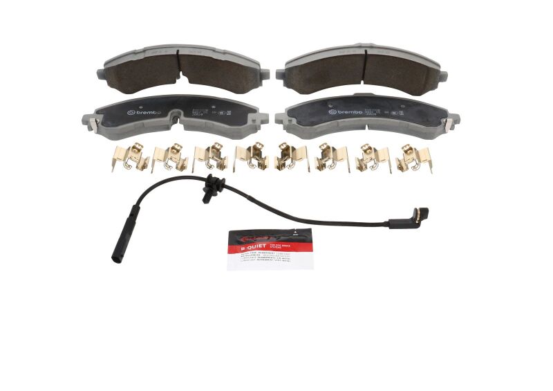 Brembo OE 20-21 Chevy Silverado 2500 HD/3500 HD/GMC Sierra 2500 HD Ceramic Brake Pad - Front - P10100N