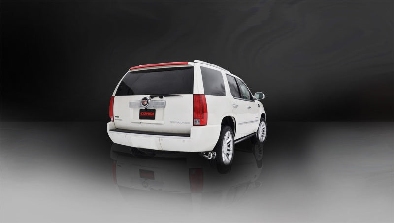 Corsa 2011-2014 Cadillac Escalade ESV 6.2L V8 Polished Sport Cat-Back Exhaust - 14882