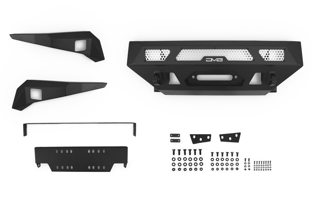 DV8 Offroad - 2016-2023 Toyota Tacoma | MTO Series Winch Front Bumper - FBTT1-07
