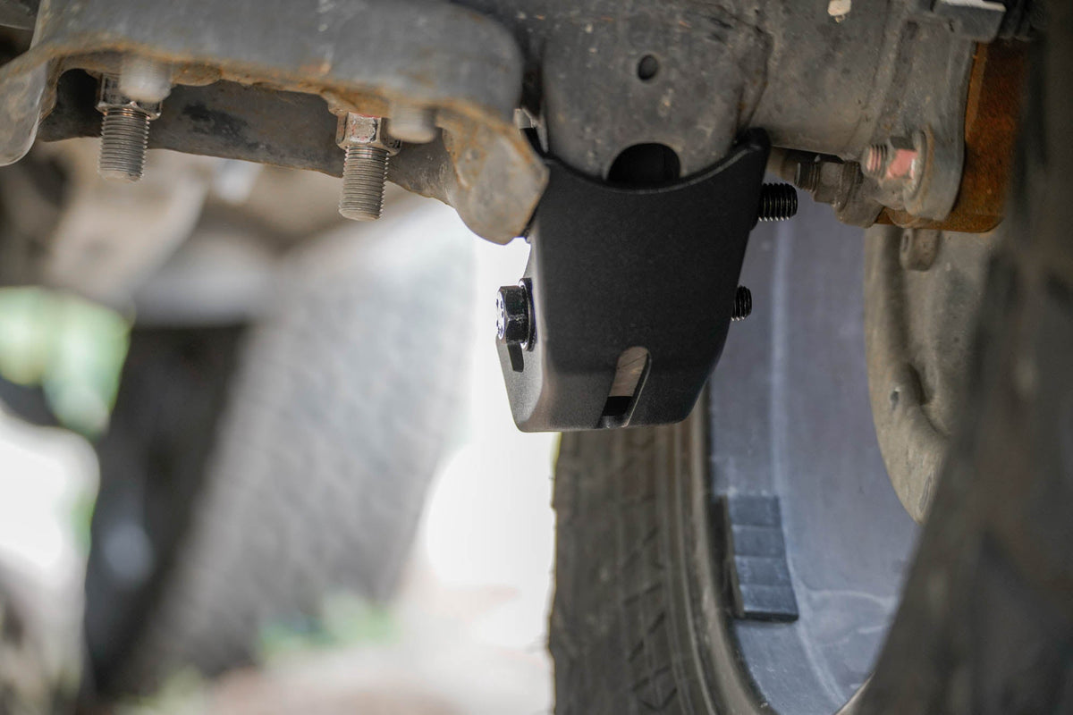 DV8 Offroad - 2016-2023 Toyota Tacoma Rear Shock Skid Plates - SPTT1-02