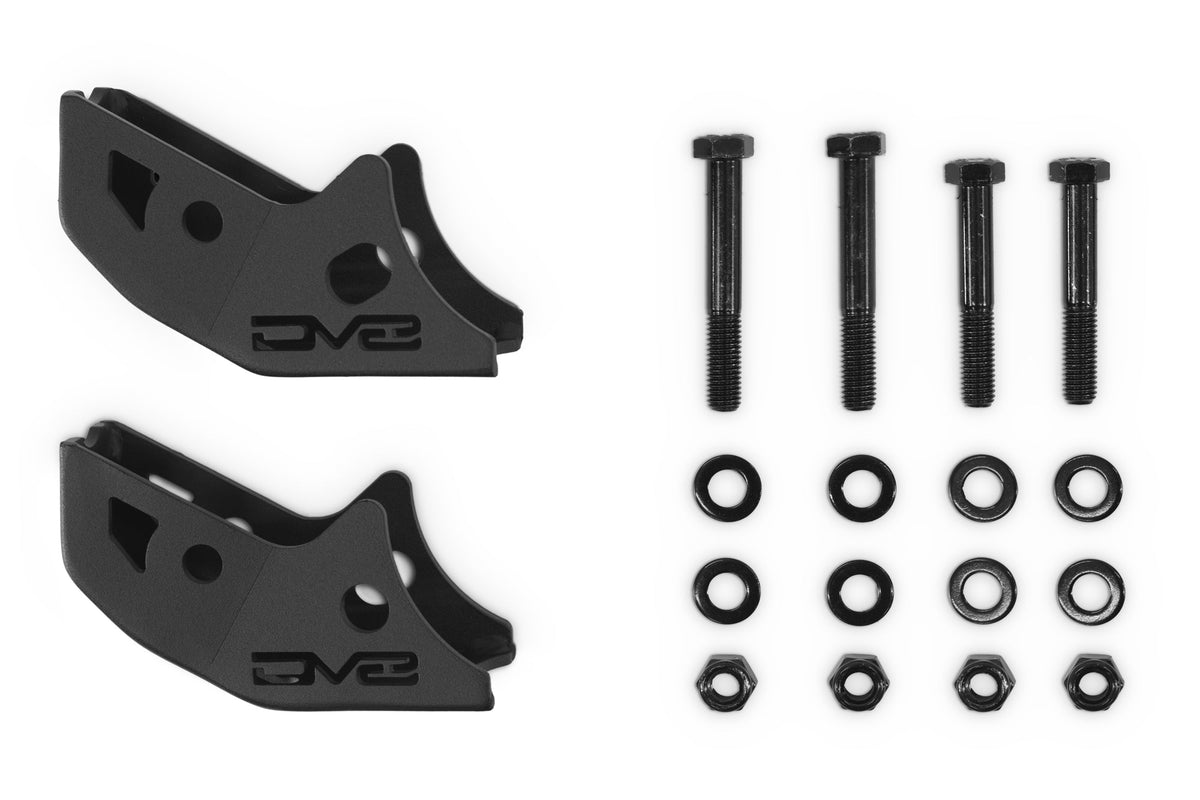 DV8 Offroad - 2016-2023 Toyota Tacoma Rear Shock Skid Plates - SPTT1-02